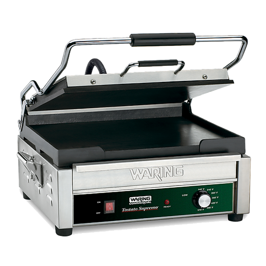 Waring FULL SIZE 14" X 14" FLAT TOASTING GRILL - 120V Model: WFG275