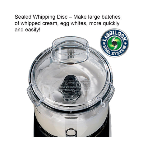 Waring 2.5 QT. BOWL CUTTER MIXER WITH FLAT LID AND LIQUILOCK® SEAL SYSTEM  Model: WFP115