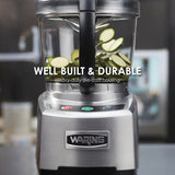 Waring 4 QT. BOWL CUTTER MIXER FOOD PROCESSOR WITH PATENTED LIQUILOCK® SEAL SYSTEM Model: WFP16S