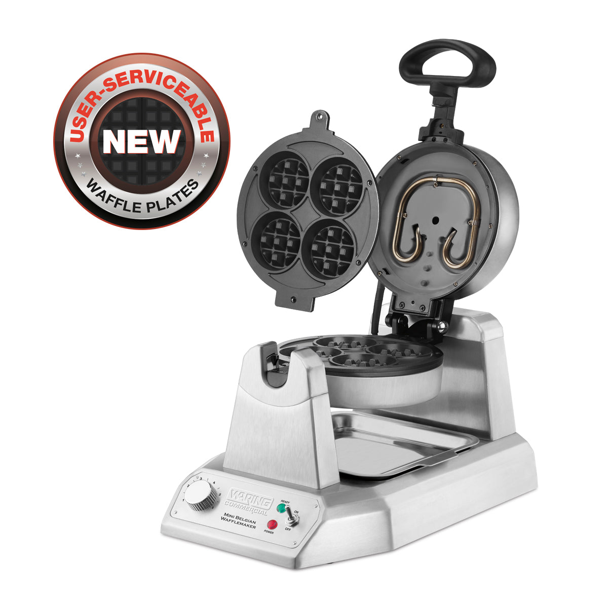 Waring MINI BELGIAN WAFFLE MAKER Model: WMB400X