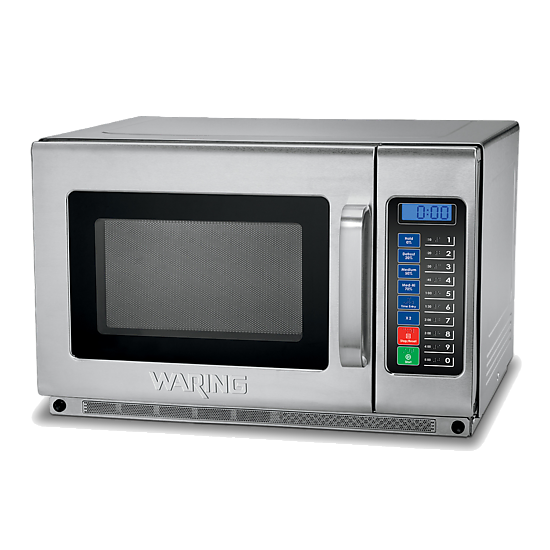 Waring HEAVY-DUTY 1.2 CUBIC FOOT MICROWAVE OVEN  Model: WMO120