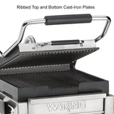 Waring COMPACT ITALIAN-STYLE PANINI GRILL – 208V  Model: WPG150B