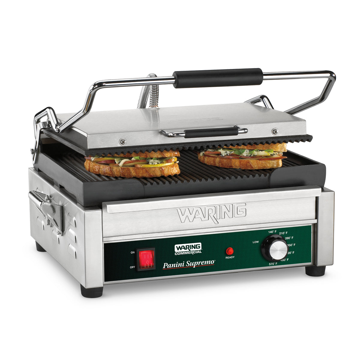 Waring LARGE ITALIAN-STYLE PANINI GRILL - 208V  Model: WPG250B