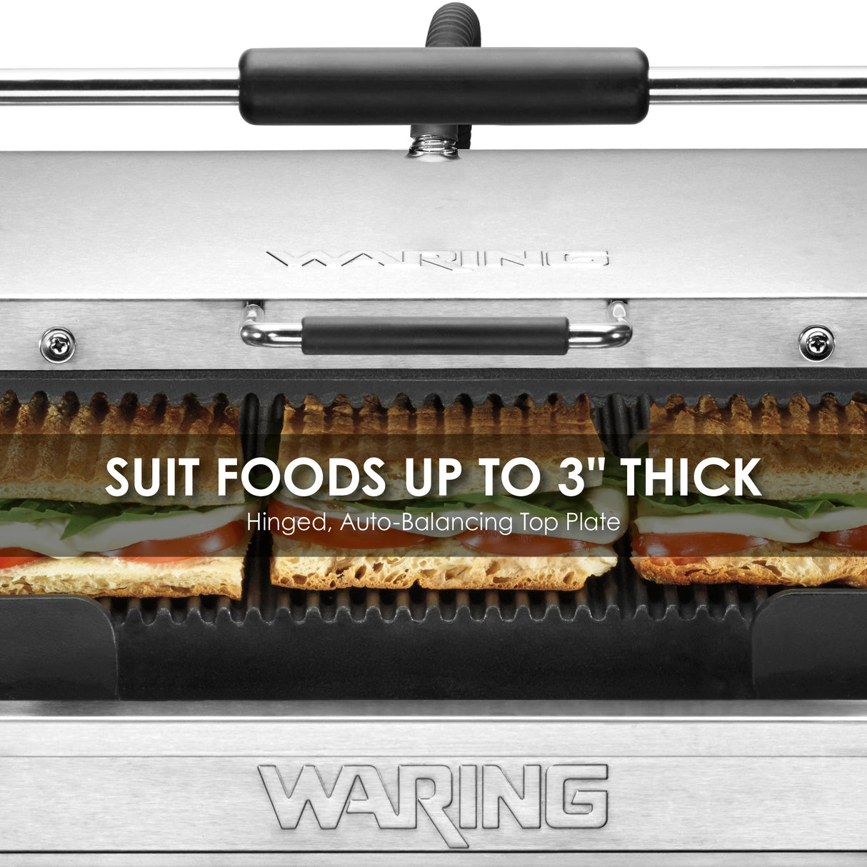 Waring LARGE ITALIAN-STYLE PANINI GRILL - 208V  Model: WPG250B