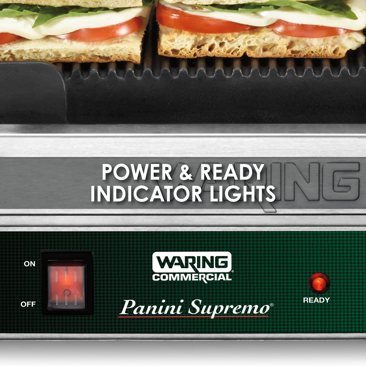 Waring LARGE ITALIAN-STYLE PANINI GRILL - 208V  Model: WPG250B