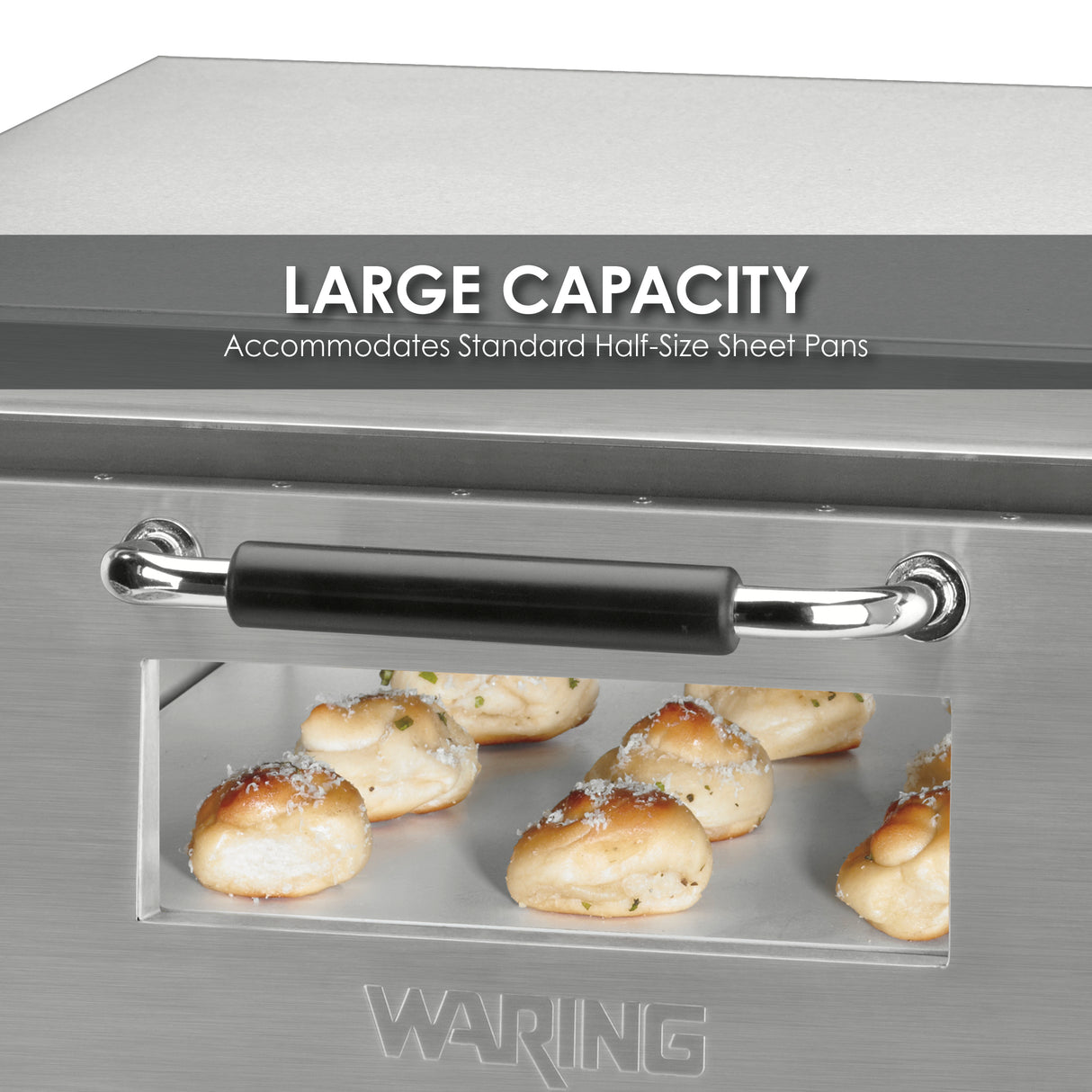 Waring HEAVY-DUTY DOUBLE-DECK PIZZA OVEN - SINGLE CHAMBER  Model: WPO700