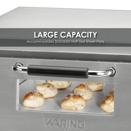 Waring HEAVY-DUTY DOUBLE-DECK PIZZA OVEN - SINGLE CHAMBER  Model: WPO700