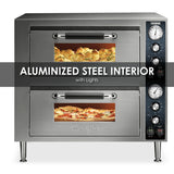 Waring HEAVY-DUTY DOUBLE-DECK PIZZA OVEN - DUAL CHAMBER  Model: WPO750