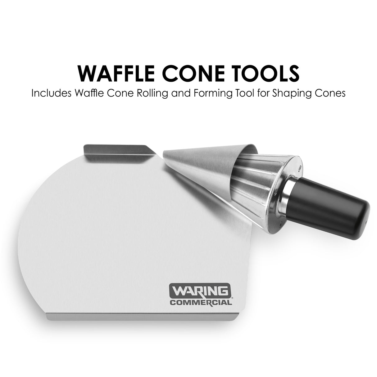 Waring DOUBLE WAFFLE CONE MAKER - 120V, 1400W  Model: WWCM200