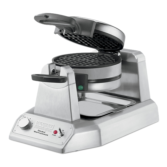 Waring  DOUBLE CLASSIC WAFFLE MAKER – 120V 1300W Model: WWD200