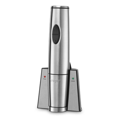 Waring PORTABLE ELECTRIC WINE BOTTLE OPENER WITH RECHARGING STATION  Model: WWO120