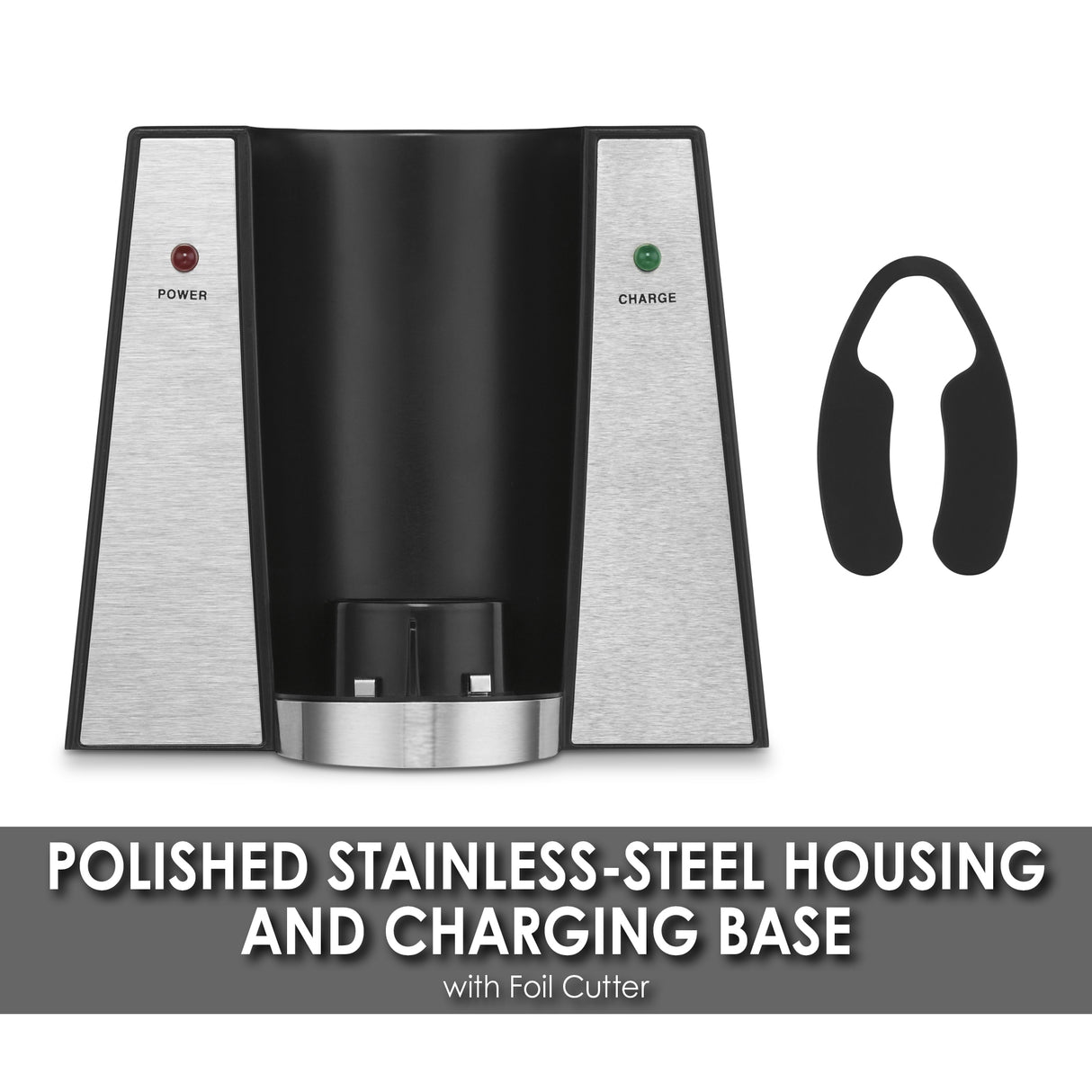 Waring PORTABLE ELECTRIC WINE BOTTLE OPENER WITH RECHARGING STATION  Model: WWO120